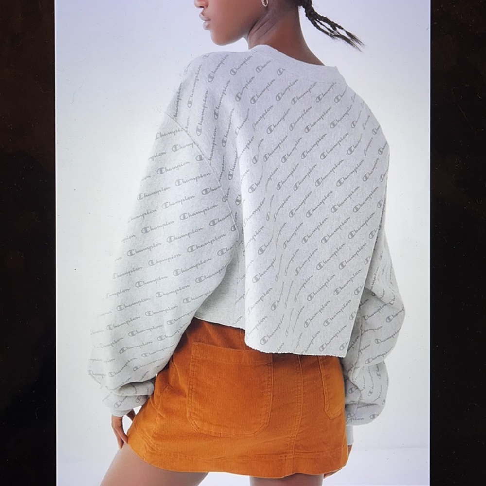 Champion Reverse Weave Print Crop Sweatshirt - image 2